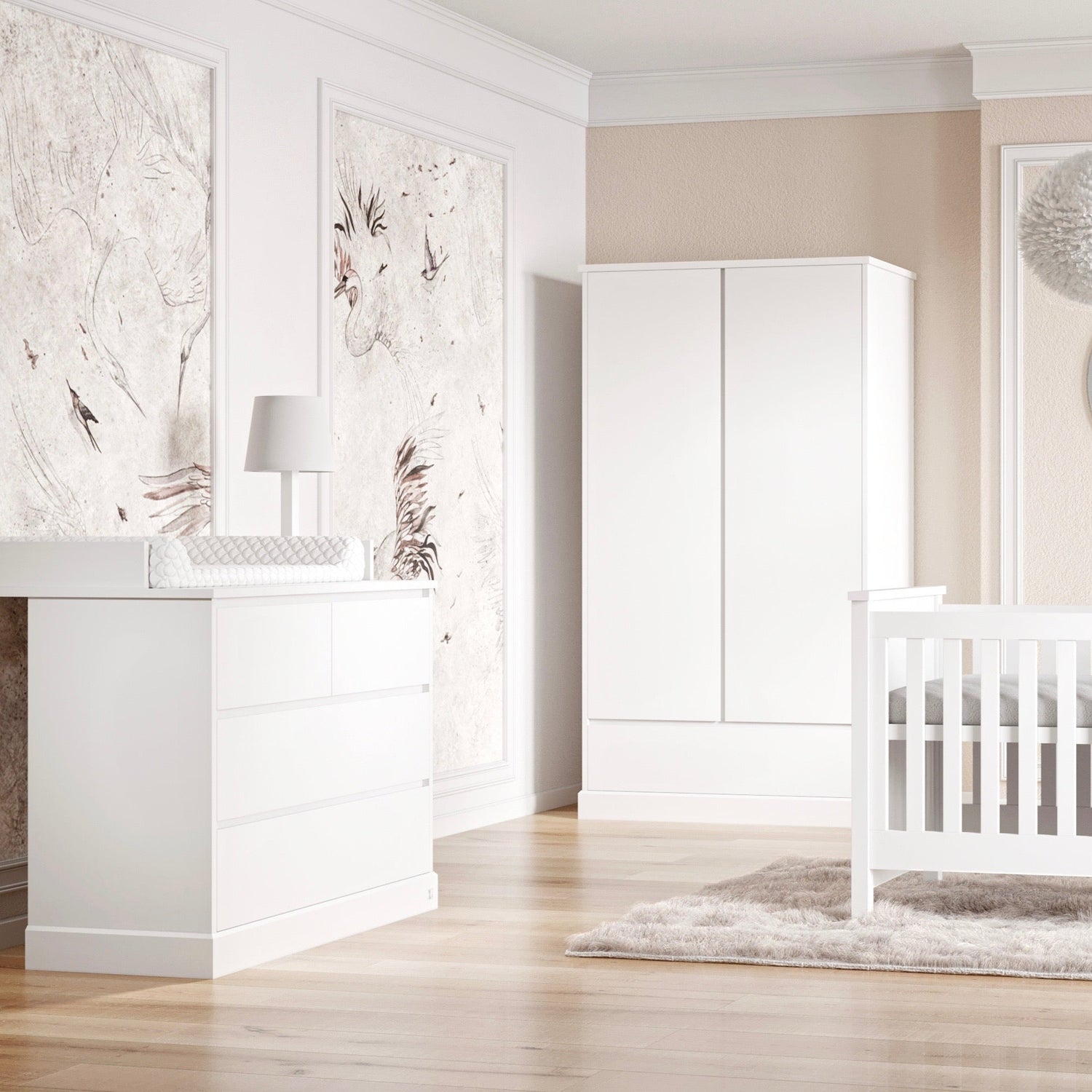 Chest PRESTIGE with 4 drawers | Modern baby furniture | highest quality baby & kids furniutre