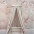 Baldachin aus Leinen LINESSE beige gestreift 235 cm | LUI e LEI - Interiors