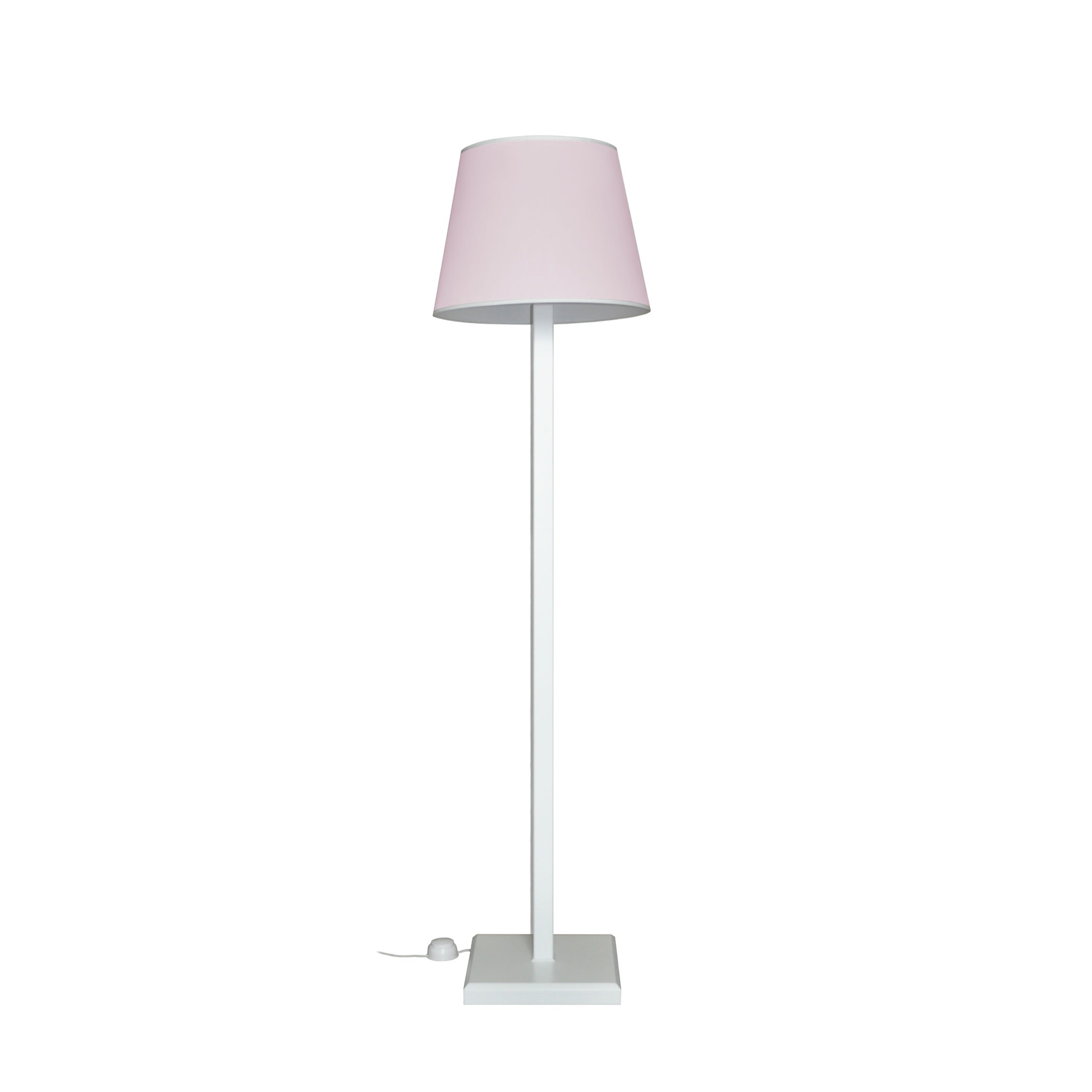 Floor lamp light pink for children rooms | Floor lamp PRESTIGE with light pink lampshade | Floor lamp 165cm