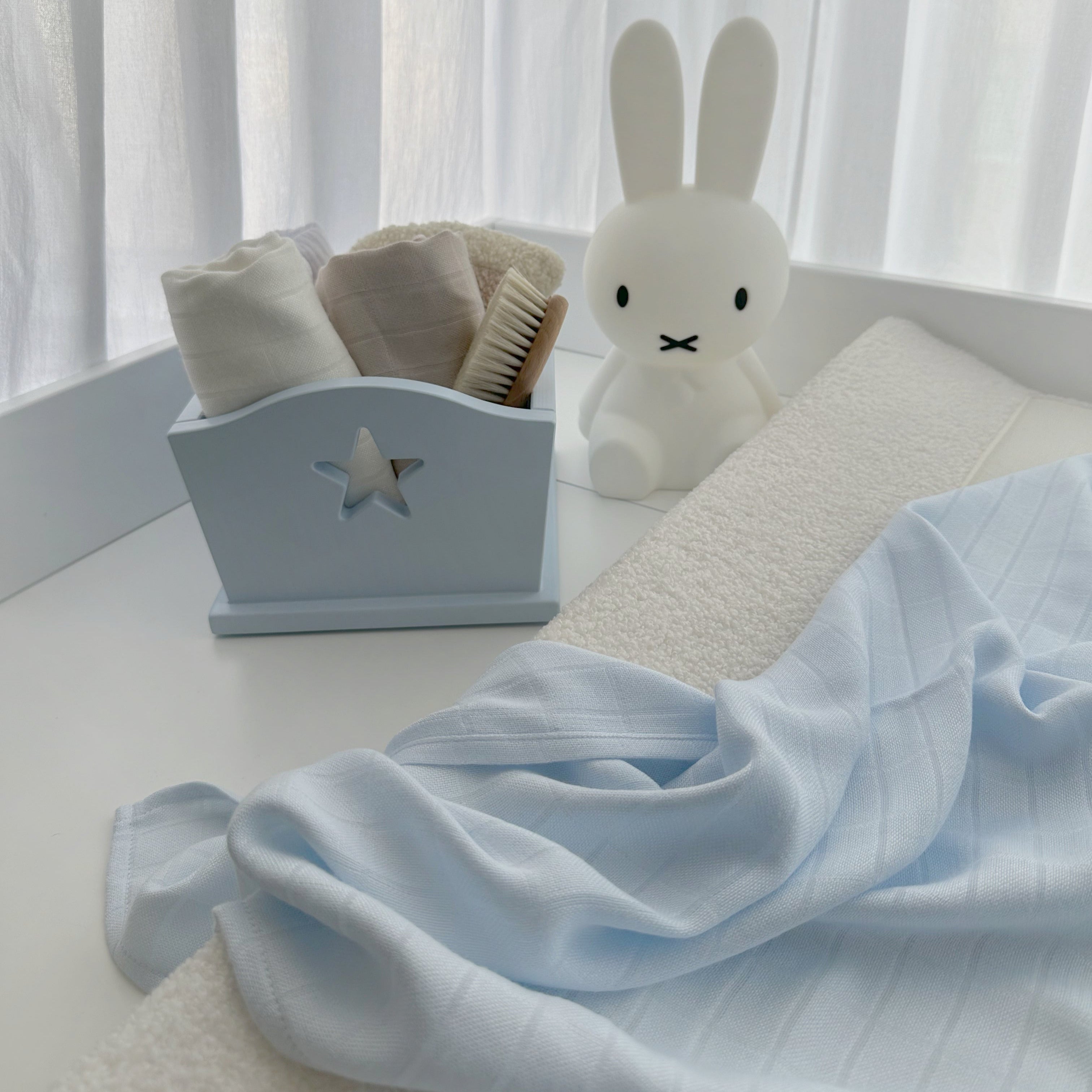 Accessoir Box mit STERN in Hellblau