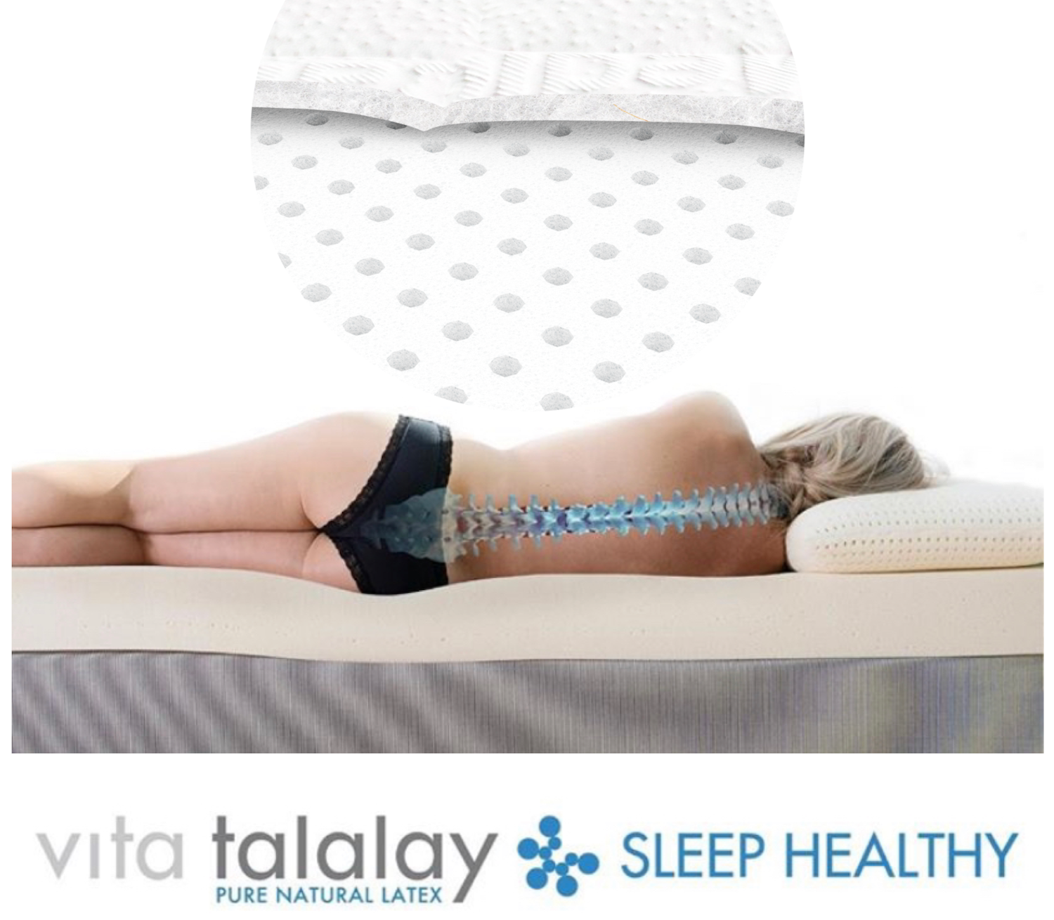 Baby Talalay Heaven baby mattress | Baby mattress 70x140cm | Premium baby mattress | Baby latex mattress | Natural latex mattress for children