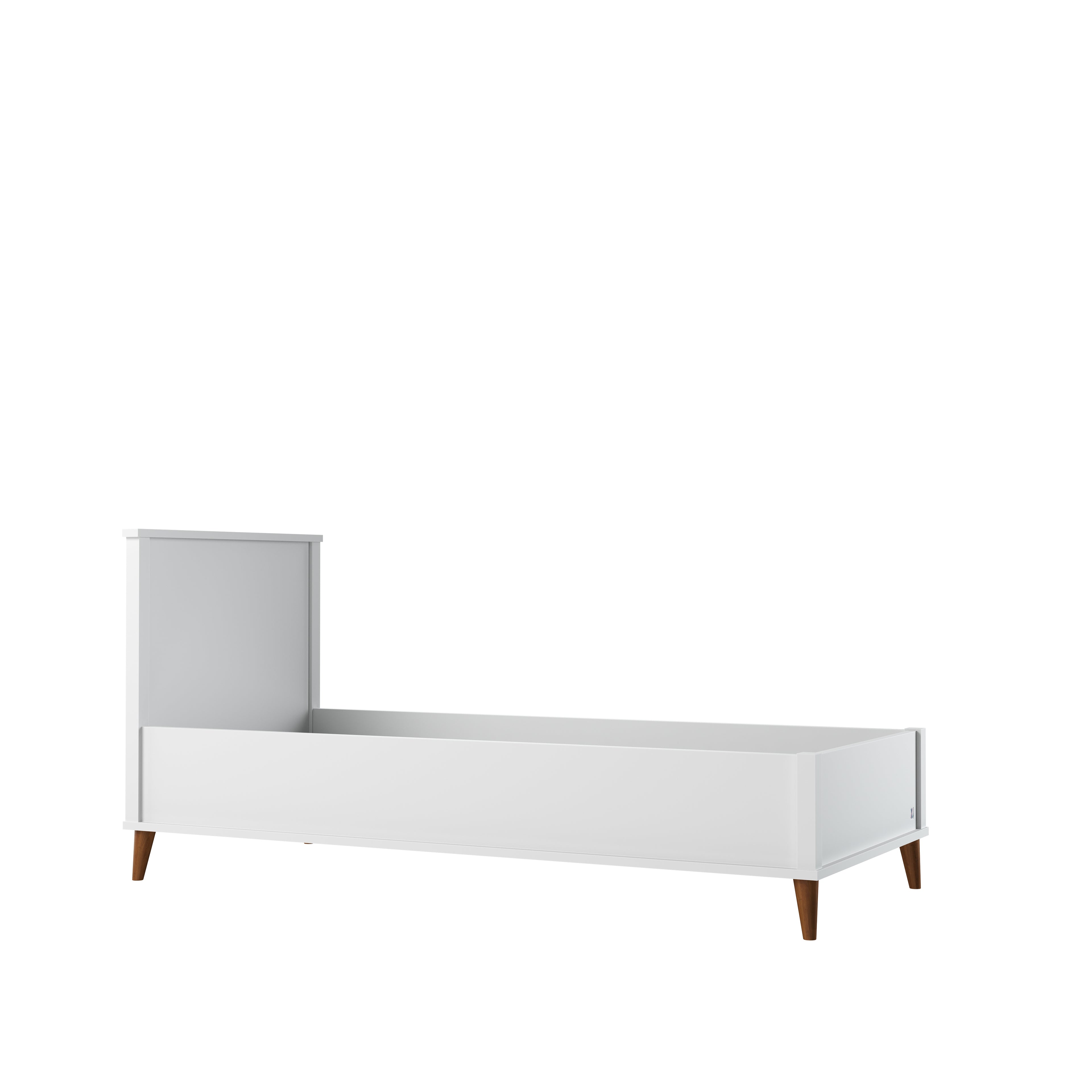 Children bed 90x200 NORDIC in white | white kids bed | Children bed scandinavian design | Scandinavian children furniture | kids furniture
