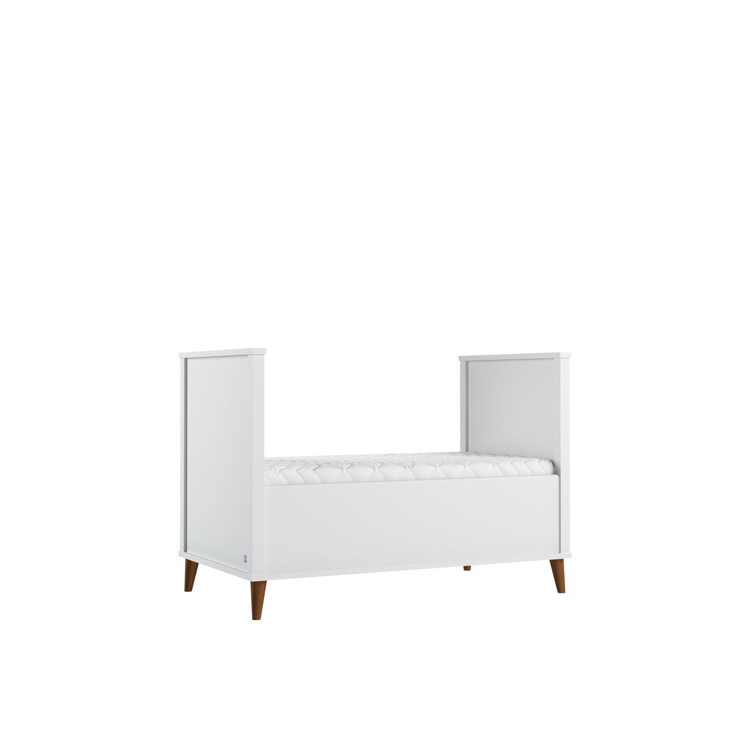 4 in 1 convertible junior bed NORDIC 70x140 cm white | high quality children furniture | scandinavian cot bed