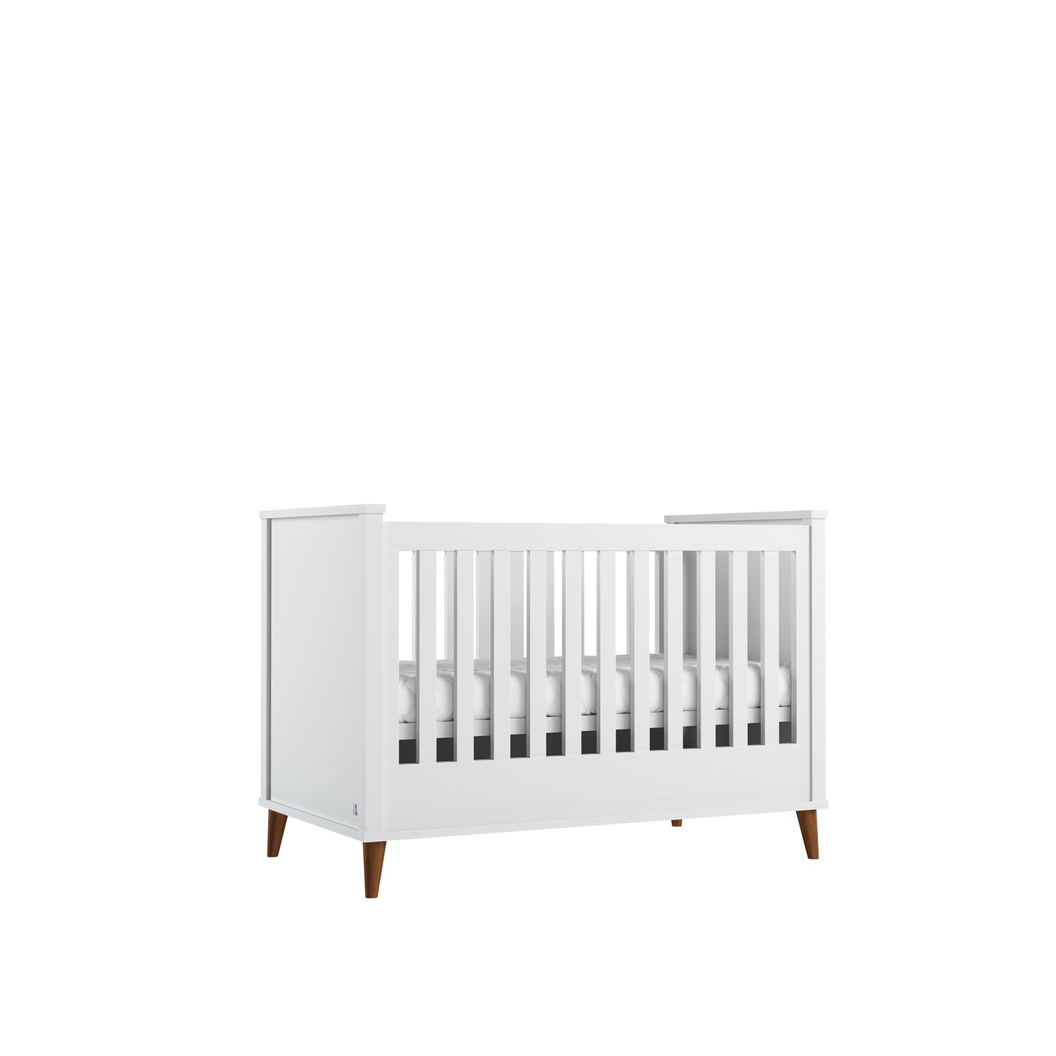 4 in 1 convertible baby bed NORDIC 70x140 cm white | high quality children furniture | scandinavian cot bed