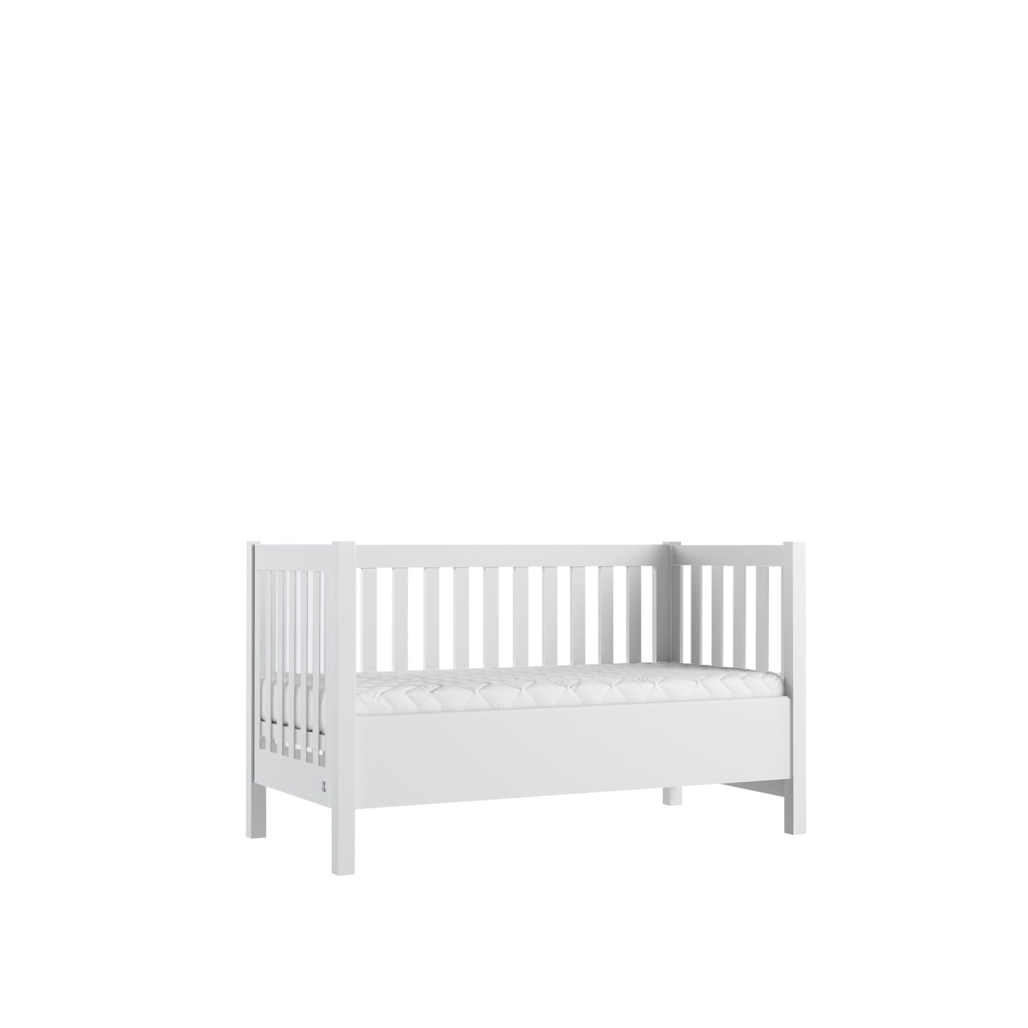 4 in 1 Babybett PRESTIGE LIGHT 70x140 cm weiß