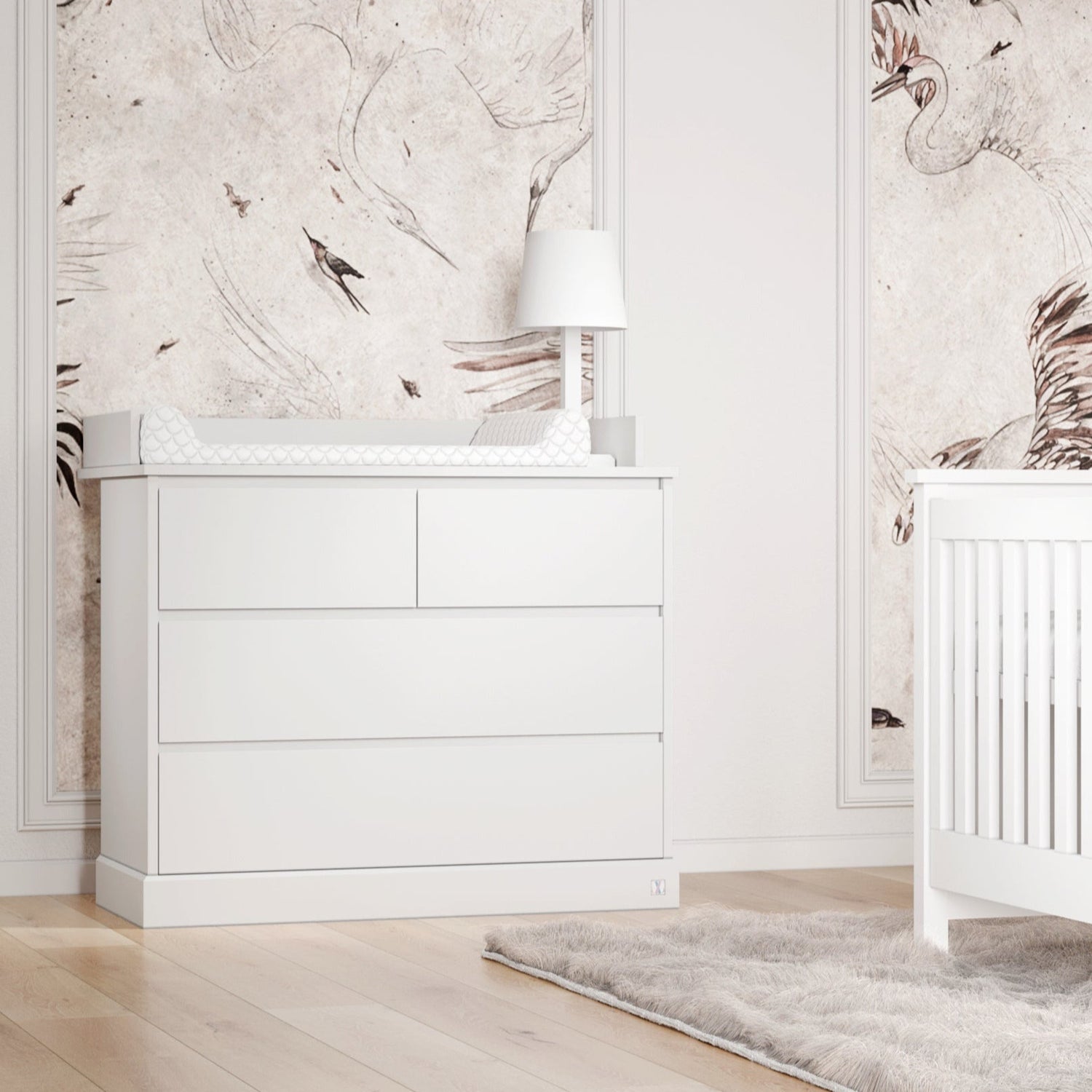 Chest PRESTIGE with 4 drawers | Modern baby furniture | highest quality baby & kids furniutre