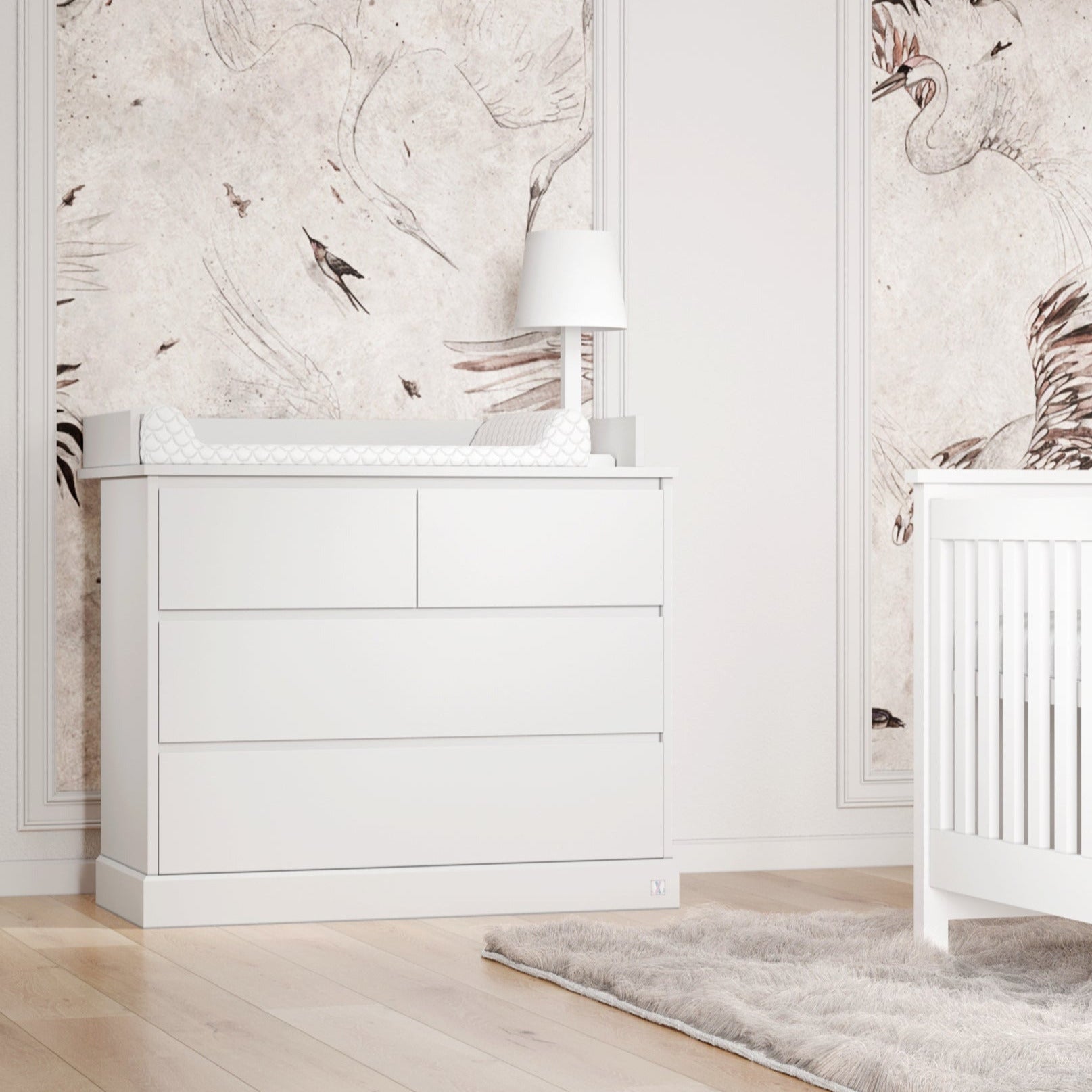Chest PRESTIGE with 4 drawers | Modern baby furniture | highest quality baby & kids furniutre