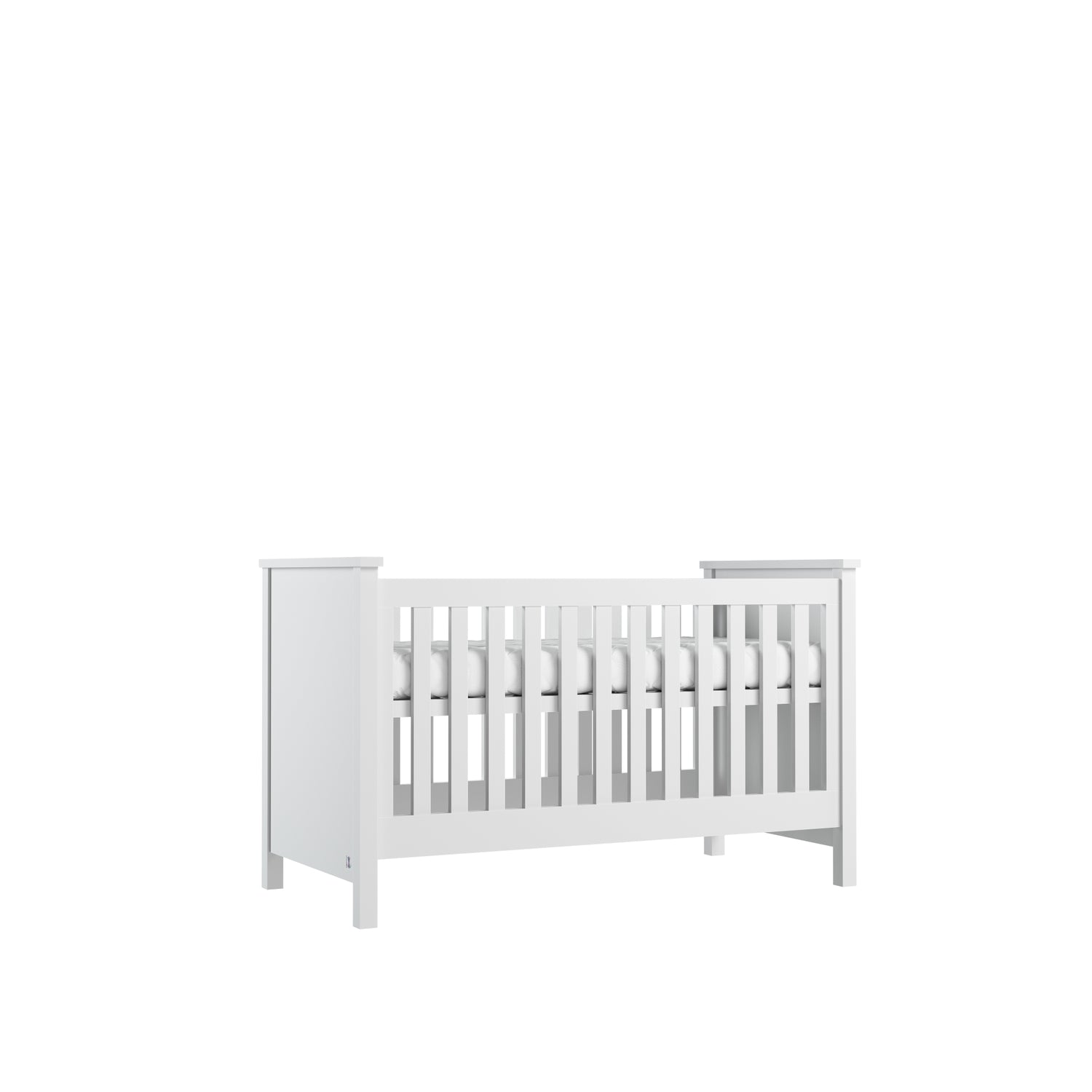 Baby bed PRESTIGE II 70x140 white | modern baby furniture | convertible baby bed | cot bed 70x140 | premium baby furniture | premium children furniture