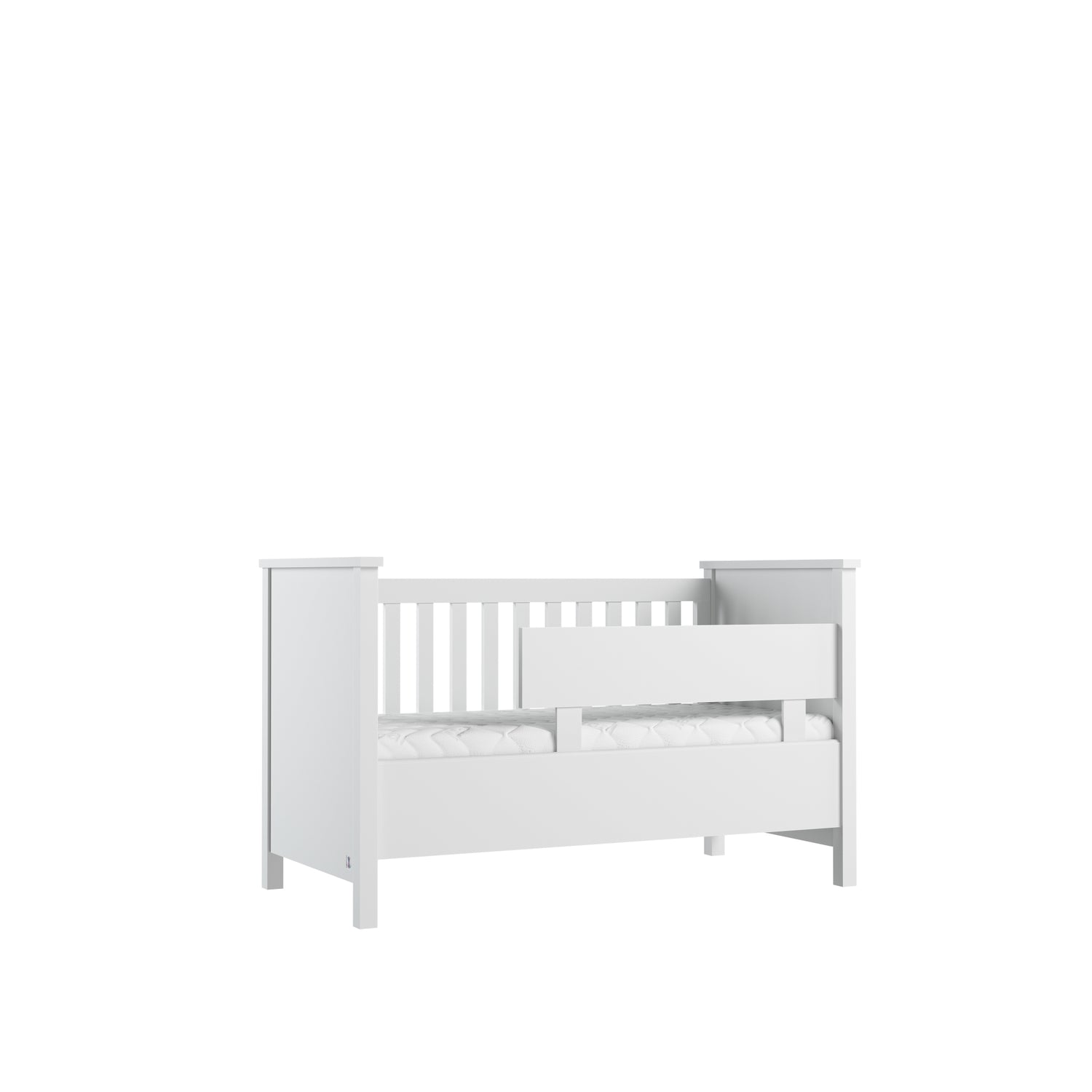 Baby bed PRESTIGE II 70x140 white | modern baby furniture | convertible baby bed | cot bed 70x140 | premium baby furniture | premium children furniture