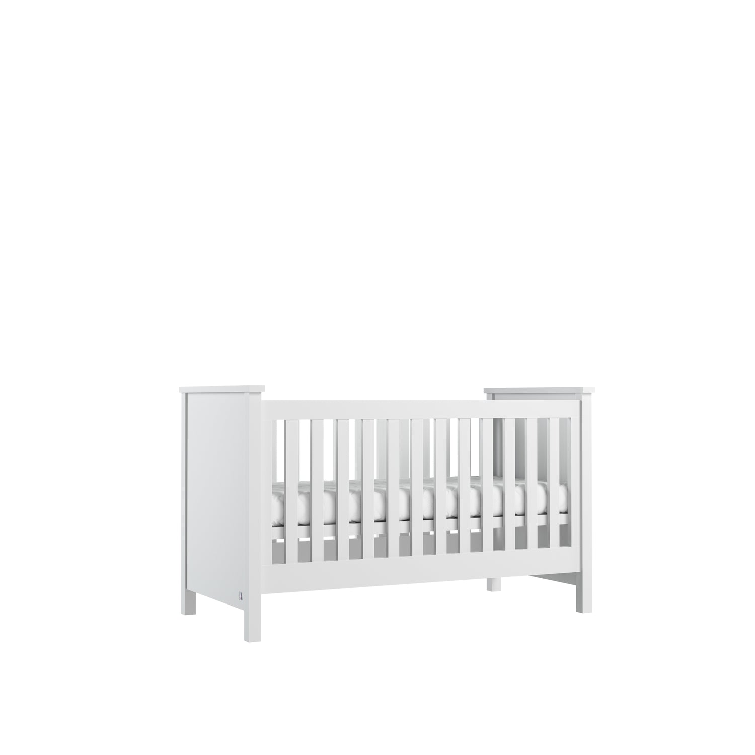 Baby bed PRESTIGE II 70x140 white | modern baby furniture | convertible baby bed | cot bed 70x140 | premium baby furniture | premium children furniture