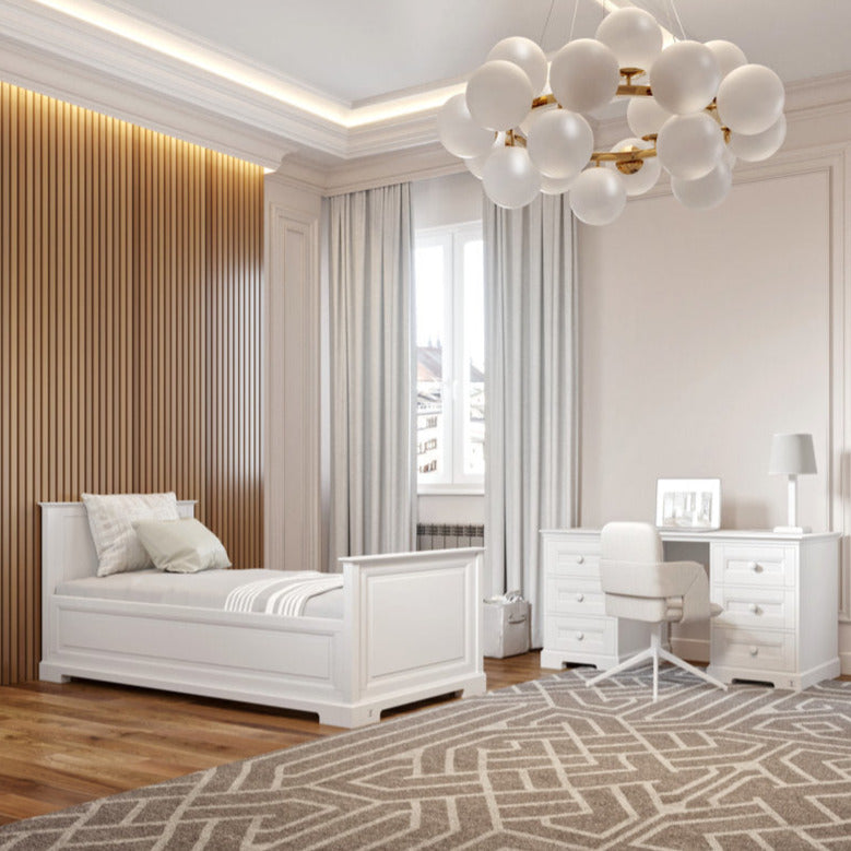 Children bed ROYAL 90x200 cm | Classic children furniture | kids bed 90x200 | Bed 90x200 classic design | Luxury children furniture