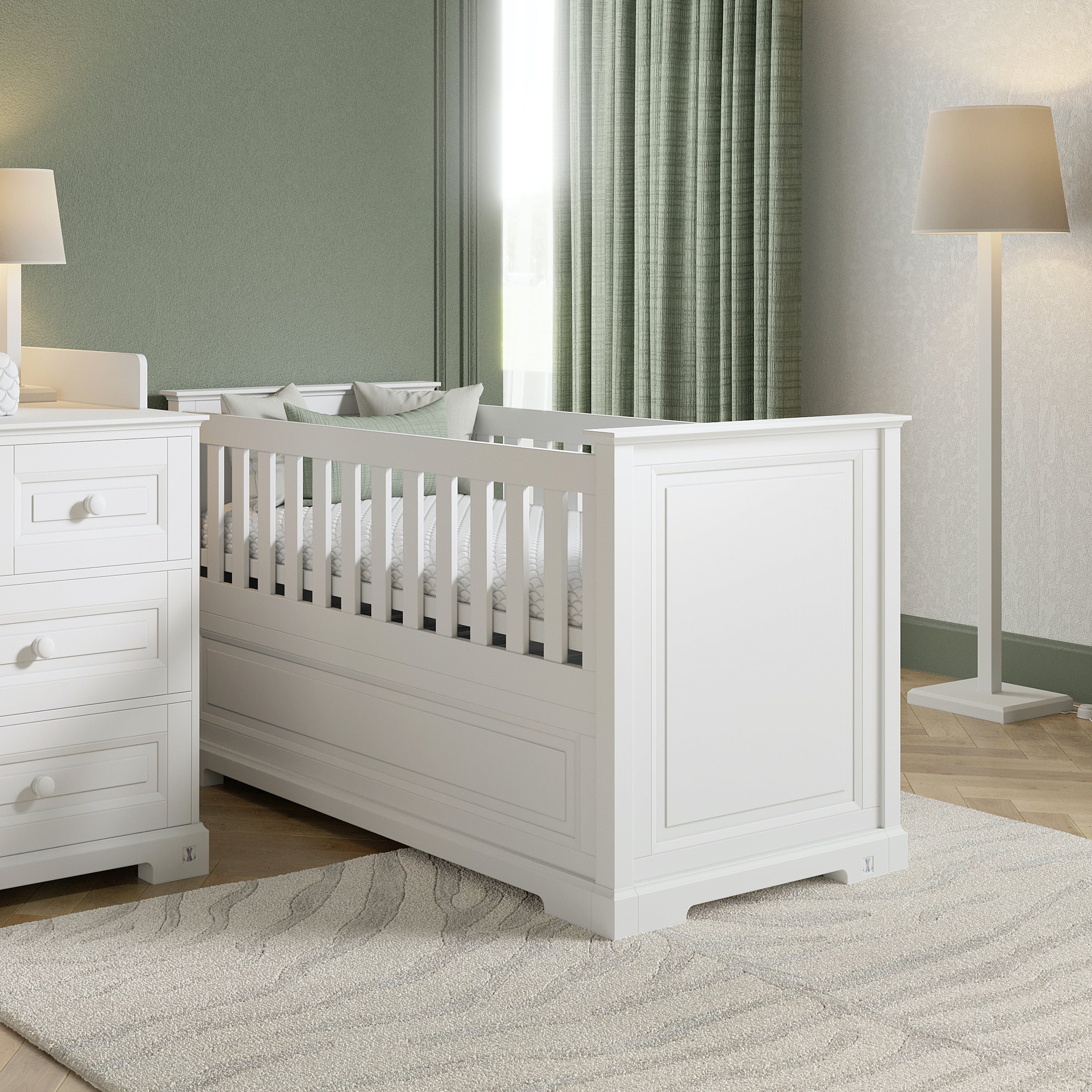 Baby cot bed white online