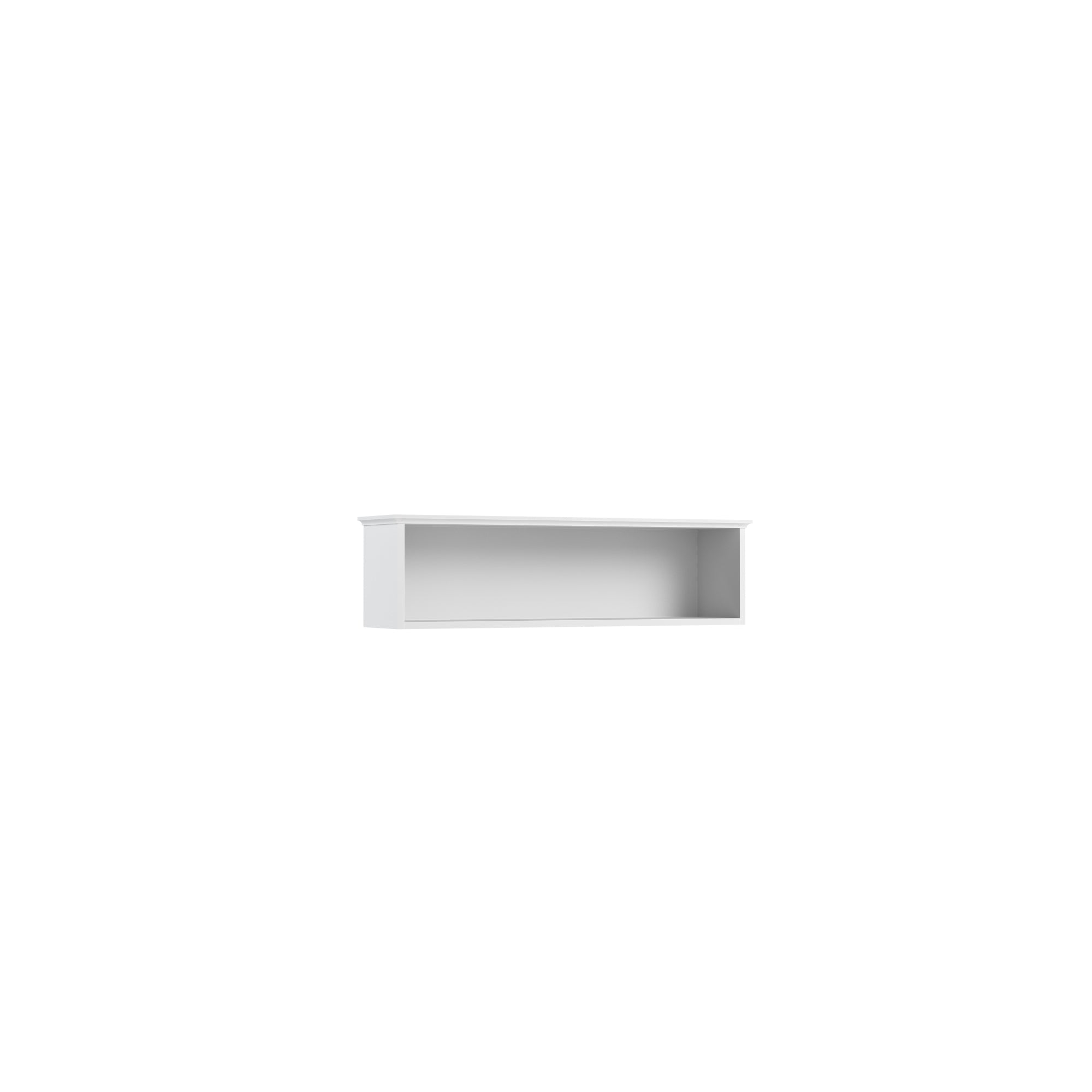 wall shelf ROYAL above chest ROYAL 3-2-1 in white | wall shelf for kids room | Wall shelf classic design