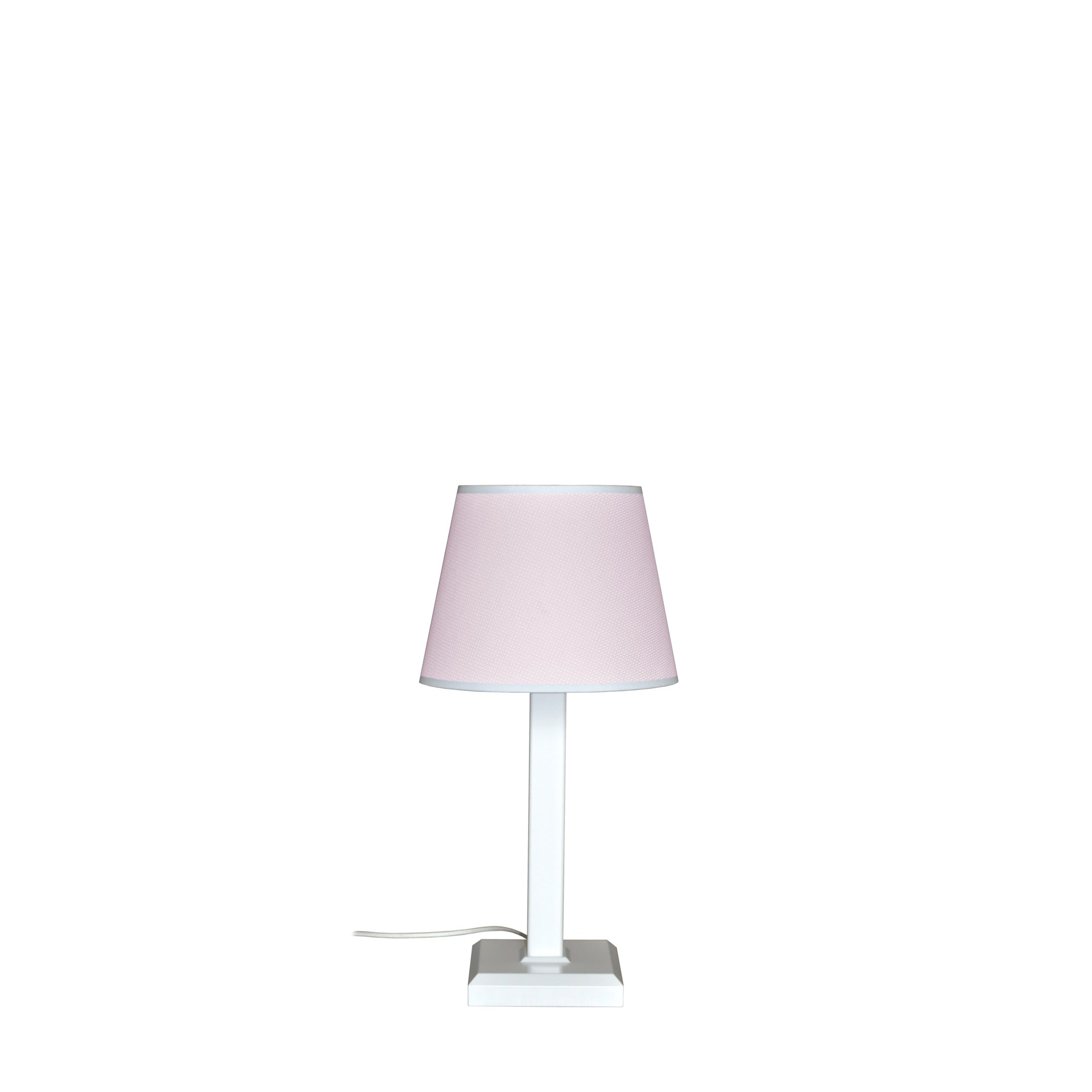 Table lamp PRESTIGE light pink Hypnotic | Table lamp with light pink lampshade | Table lamp for children room