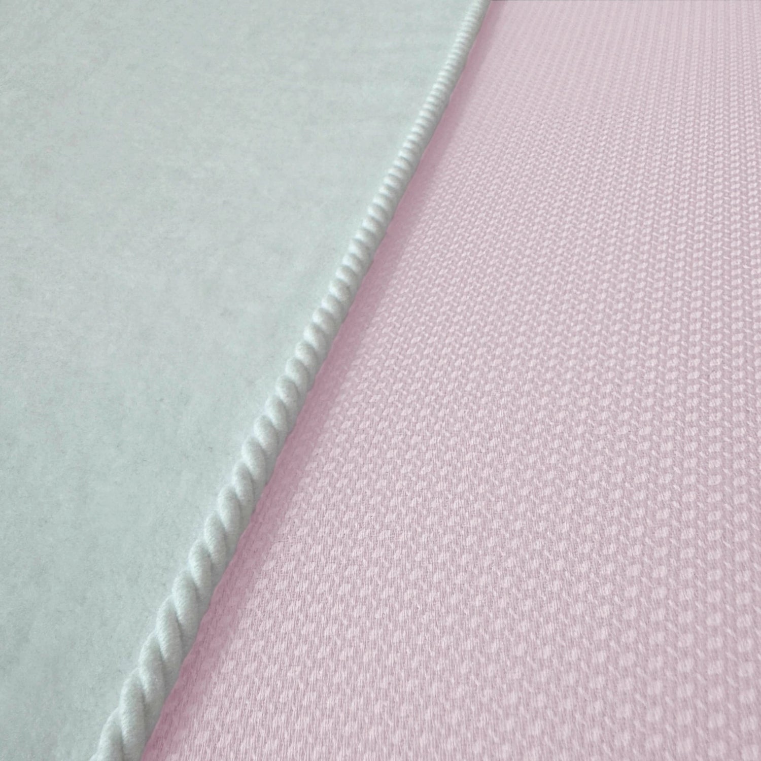 Wickelauflage ELEGANCE 50x70 zartrosa hypnotic | Premium-Baumwolle