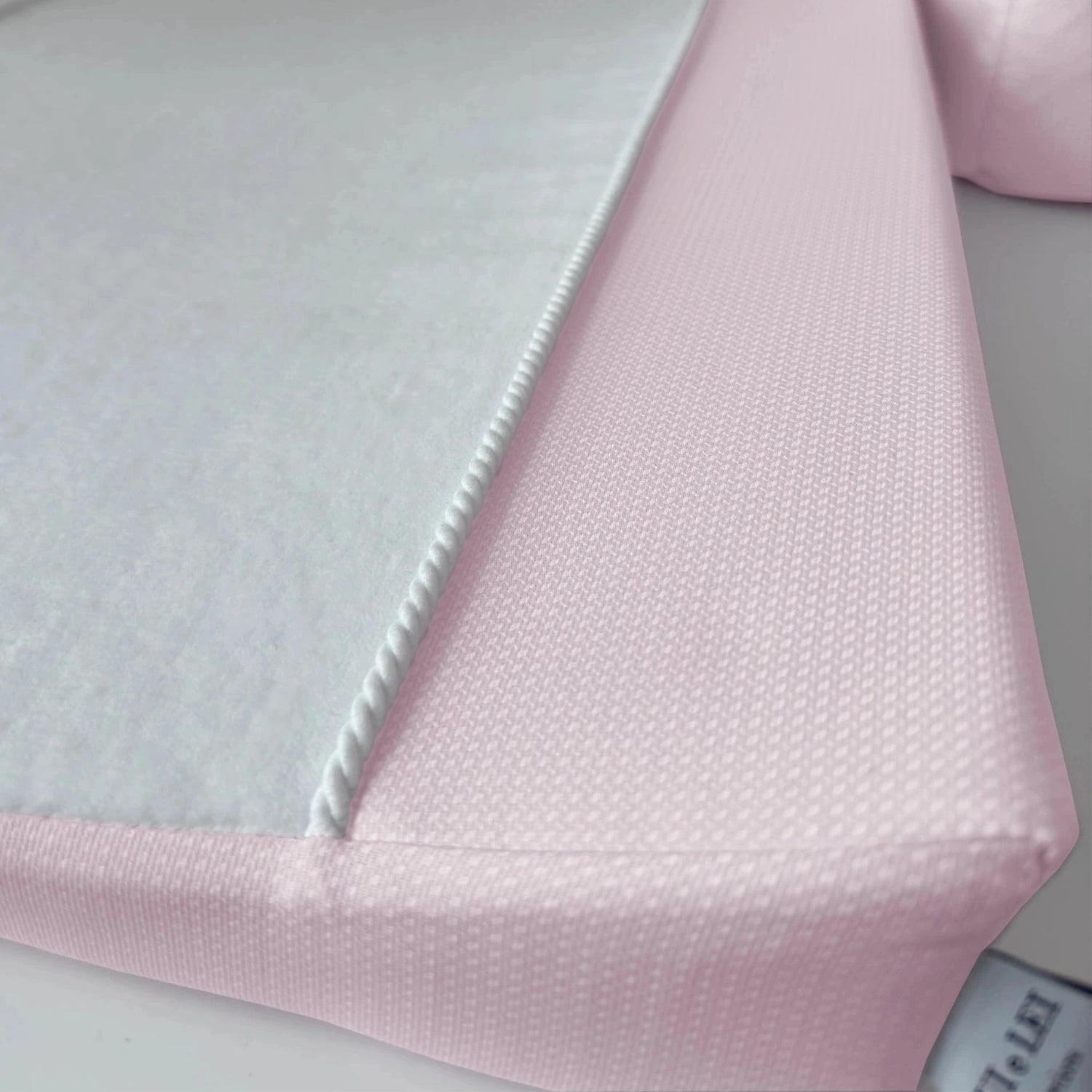 Wickelauflage ELEGANCE 50x70 zartrosa hypnotic | Premium-Baumwolle