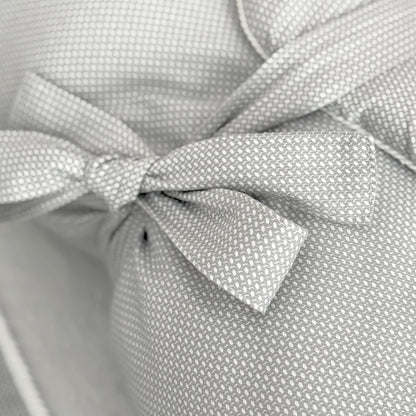 Baby horn ELEGANCE Dreamy blue | premium satin cotton