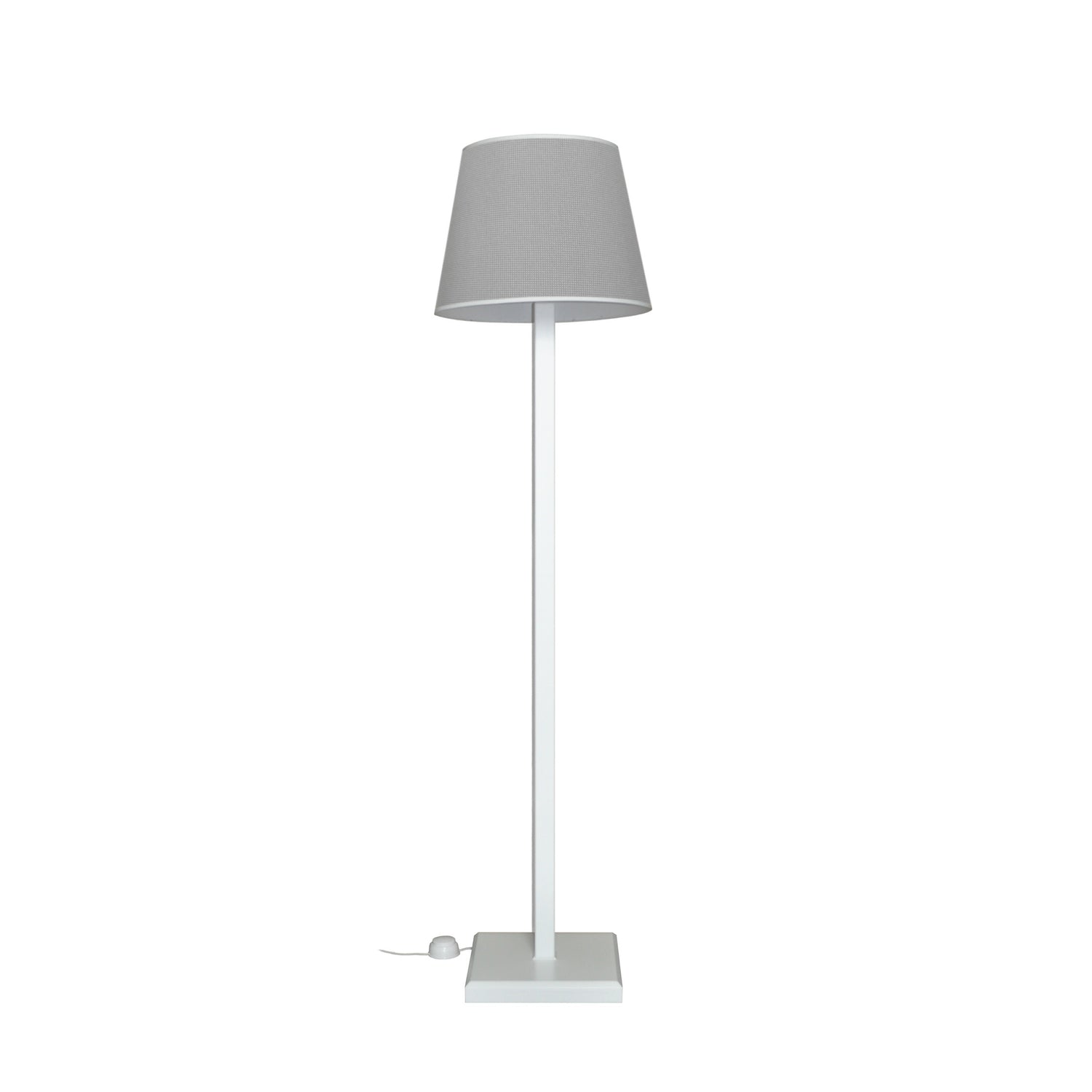 Floor lamp PRESTIGE grey Hypnotic | Floor lamp with grey lampshade | Floor lamp for children room