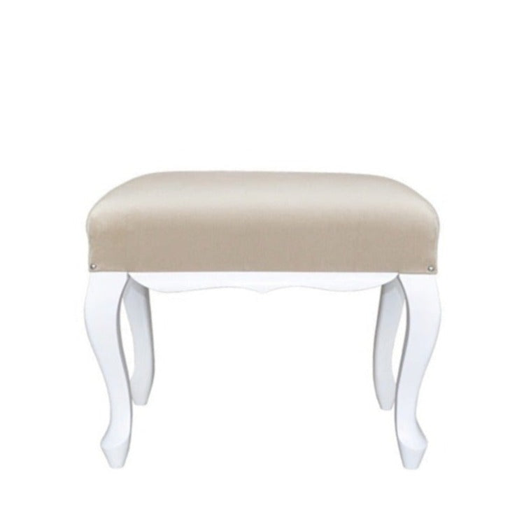 Footstool PRESTIGE Velvet sand-beige