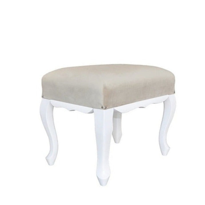 Footstool PRESTIGE Velvet sand-beige