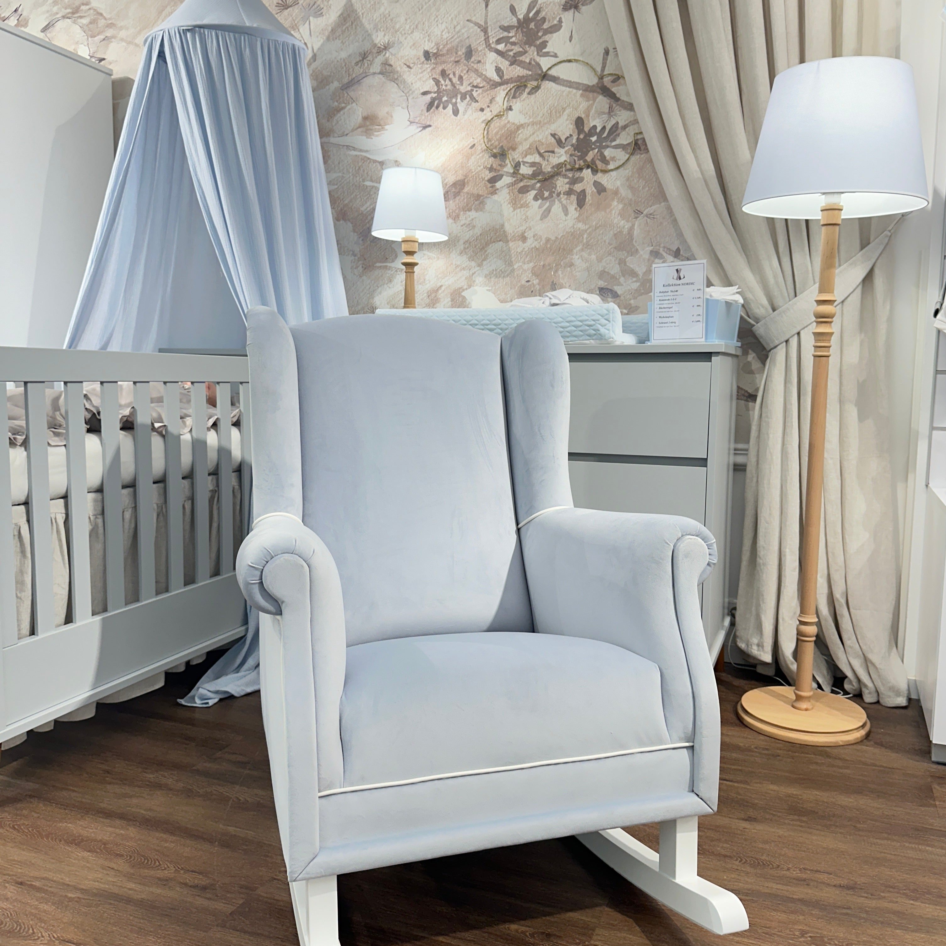 4 in 1 Baby bed NORDIC 70x140 grey