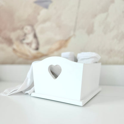 Accessory box snow white for changing table | changing unit box | accessory box for chest | LUI e LEI - Interiors