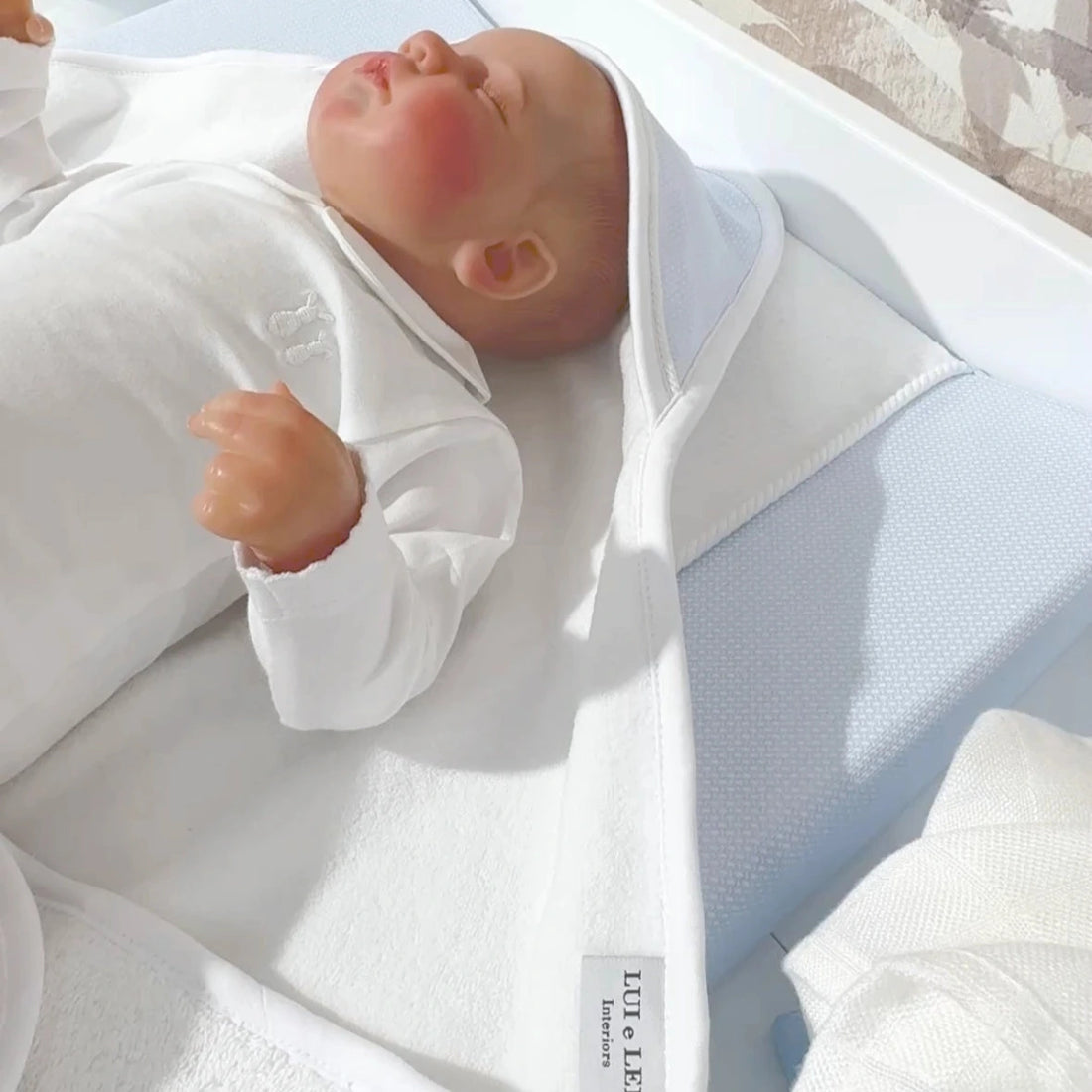 Kapuzenhandtuch für Baby; Baby Kapuzenhadtuch Baumwolle; Kapuzenhandtuch Baby Baumwollfrottee; Kapuzenhandtuch 70x70 für Baby; LUI e LEI - Interiors