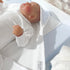 Kapuzenhandtuch für Baby; Baby Kapuzenhadtuch Baumwolle; Kapuzenhandtuch Baby Baumwollfrottee; Kapuzenhandtuch 70x70 für Baby; LUI e LEI - Interiors