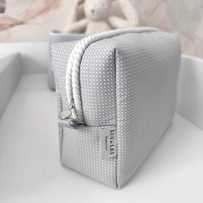 Cosmetic Bag ELEGANCE Dreamy Grey | premium cotton