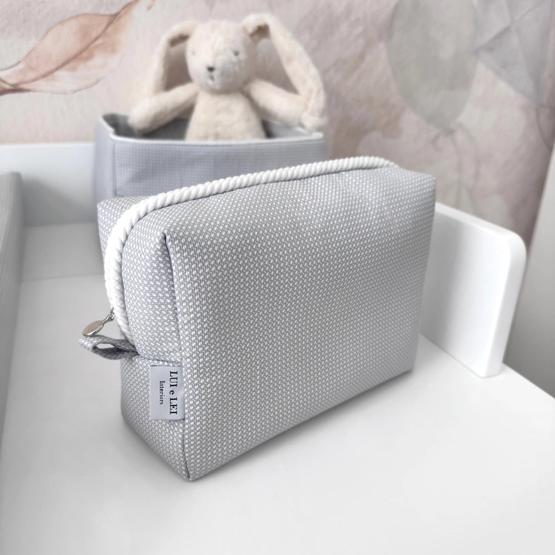 Kosmetiktasche für Babypflege ELEGANCE Dreamy Grey