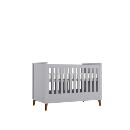 Cot bed NORDIC in graphite grey | LUI e LEI - Interiors | convertible 4 in 1 cot bed