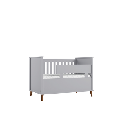 Baby bed NORDIC in graphite grey | LUI e LEI - Interiors | convertible 4 in 1 cot bed