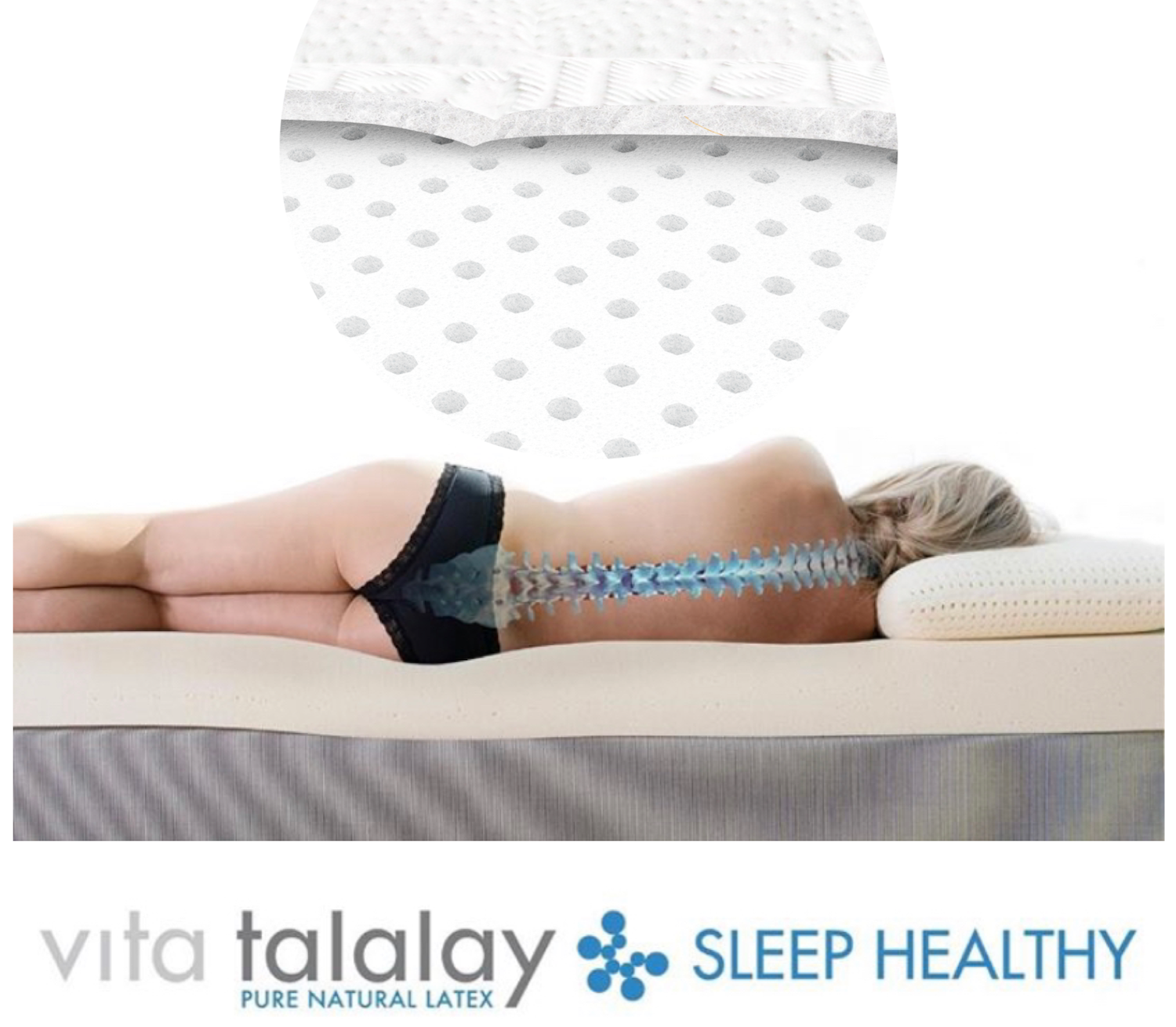 Mattress JUNIOR TALALAY® natural Talalay latex + cold foam