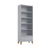 Bookcase NORDIC with drawer in grey | Bookcase for children room | Exclusive children furniture | Bookcase Scandinavian design | Bookcase baby room | Nursery furniture