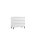 Chest of drawers NORDIC white | White chest with cherry wood feet | high quality design furniture