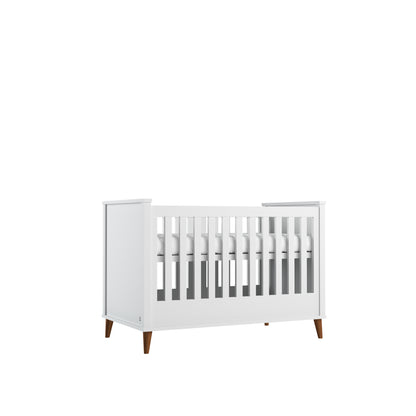 4 in 1 convertible baby bed NORDIC 70x140 cm white | high quality children furniture | scandinavian baby bed 