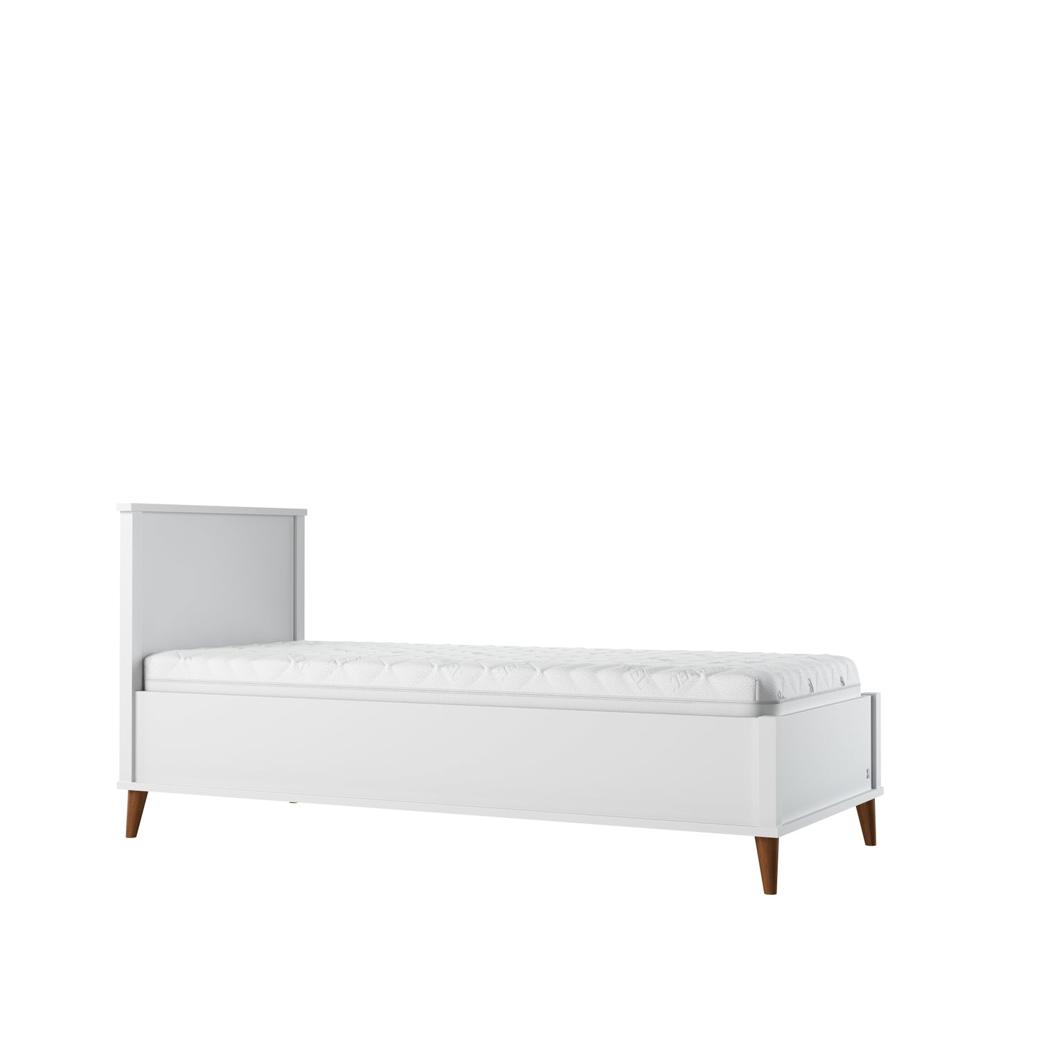 Children bed 90x200 NORDIC in white | white kids bed | Children bed scandinavian design | Scandinavian children furniture | kids furniture