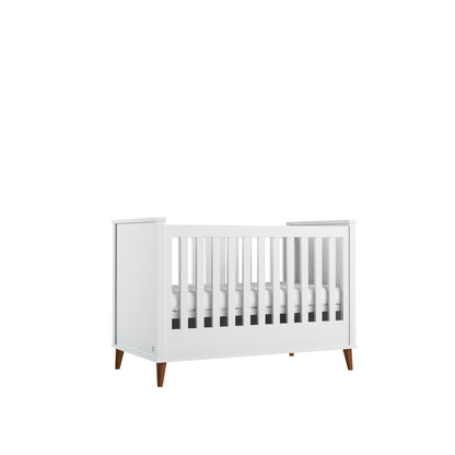 4 in 1 convertible baby bed NORDIC 70x140 cm white | high quality children furniture | scandinavian cot bed