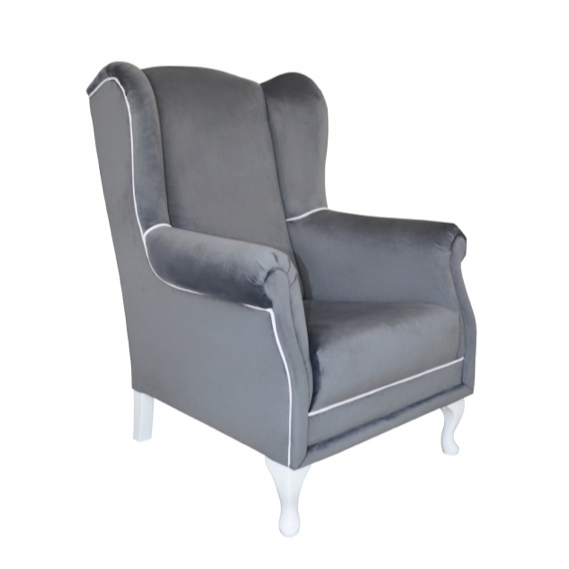 Nursing chair PRESTIGE dark grey | handcrafted nursing chair | luxury baby furniture | relaxing nursing chair