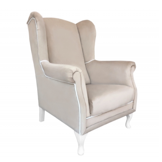 Nursing chair PRESTIGE sand beige | handcrafted nursing chair | luxury baby furniture | relaxing nursing chair