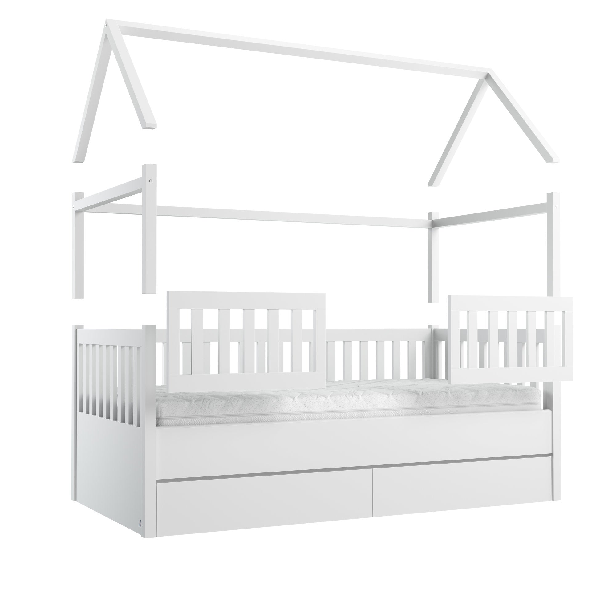 Premium children furniture √ multifunctional house bed √ Convertible house bed √ Modern children house bed √ house bed PRESTIGE √ housebed 100x200 √ Convertible house bed with drawer √ Premium children interiors √