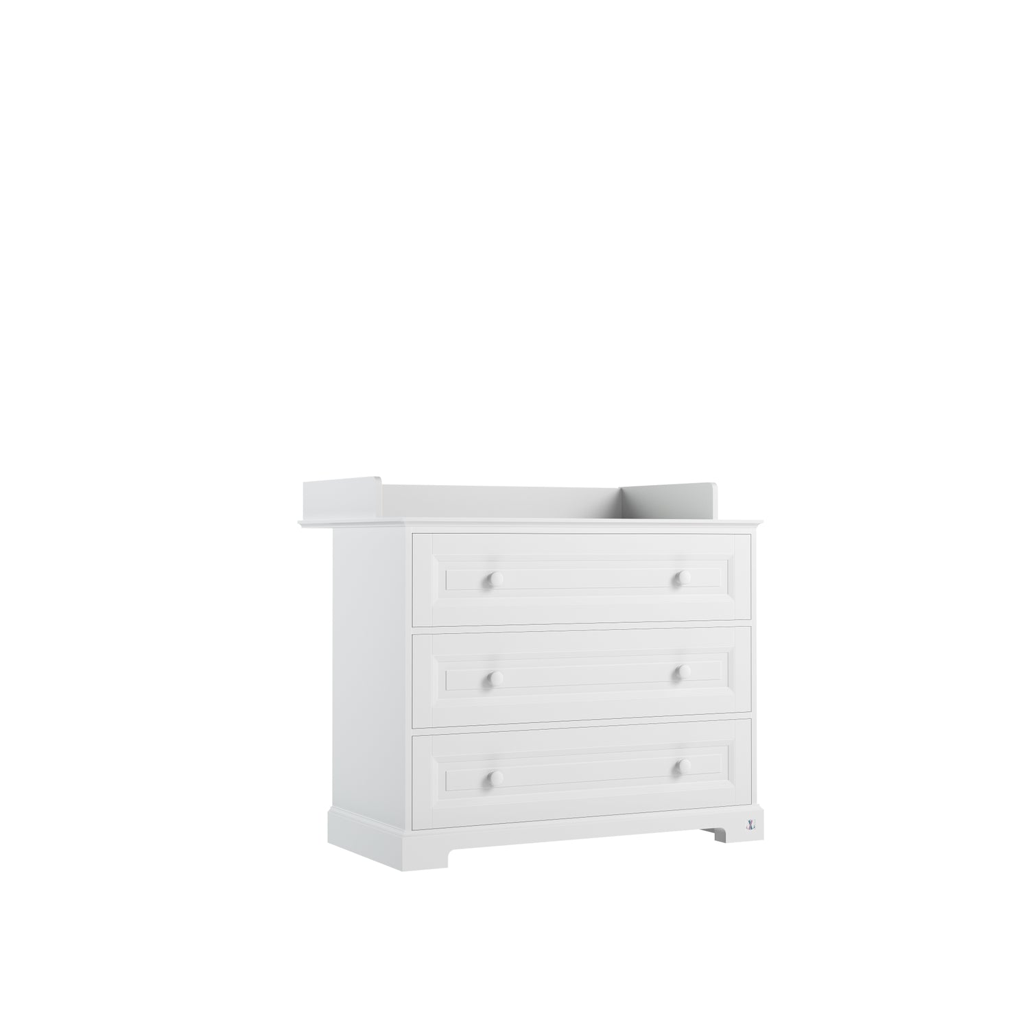 Chest ROYAL with 3 drawers | Changing table fpr baby room | Classic nursery furniture