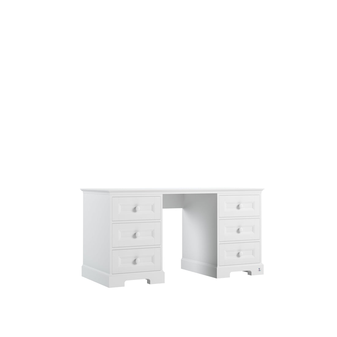 Large desk ROYAL with 6 drawes | Classic desk for children | Luxury children furniture | manufacturer luxury furniture