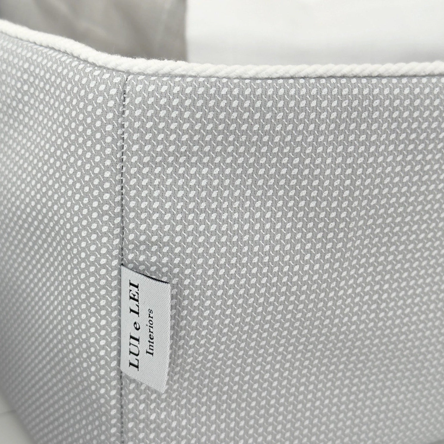Soft accessory basket ELEGANCE Dreamy blue | Premium cotton