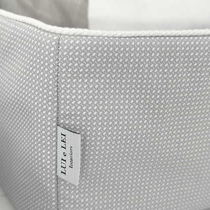 Soft accessory basket ELEGANCE Dreamy blue | Premium cotton