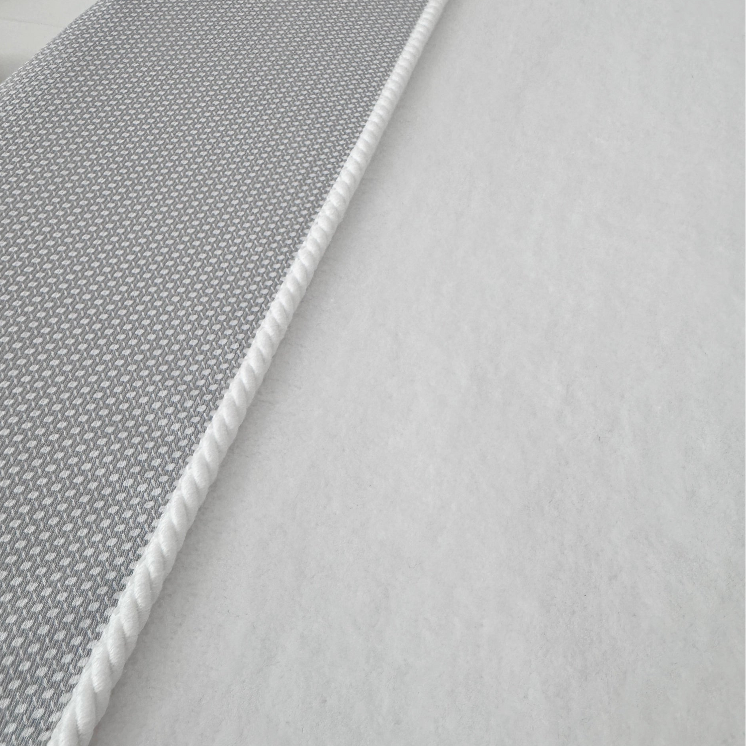 Wickelauflage ELEGANCE Dreamy Grey aus Premium-Baumwolle