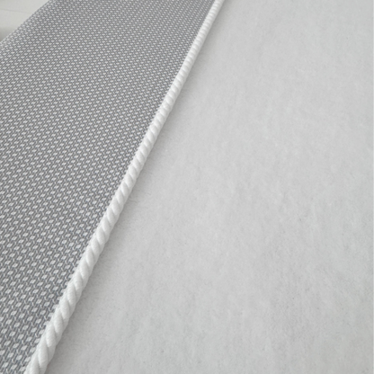 Wickelauflage ELEGANCE Dreamy Grey aus Premium-Baumwolle